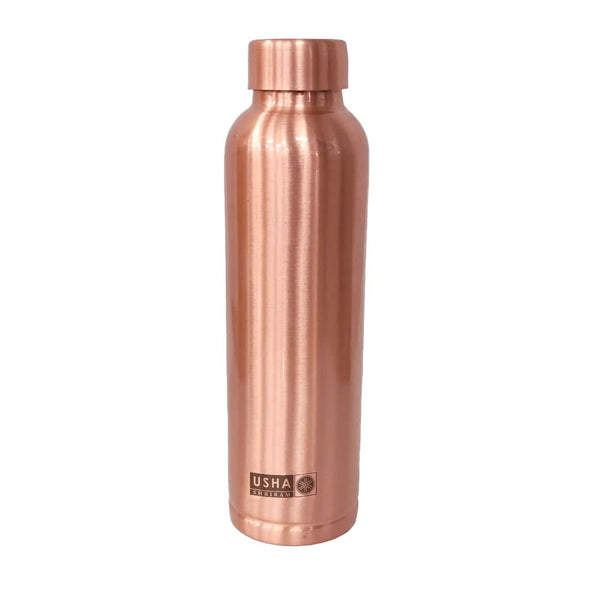 USHA SHRIRAM Pure Copper Water Bottle 1 Litre