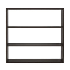 USHA SHRIRAM Wooden Kitchen Shelf Storage Rack | Book Cabinet | Kitchen Accessories Items Rack | Durable & Long Lasting Engineered Wood Wall Mounted Book Storage Shelf | Wooden Wall Shelf