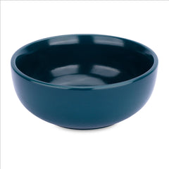 USHA SHRIRAM Ceramic Dinner Set (11 Pcs) | Microwave Safe Dinner Plates and Bowls Sets Cookware | Chip Resistant Dinnerware Sets | House Warming Gifts New Home for Couple Men Women (Teal)