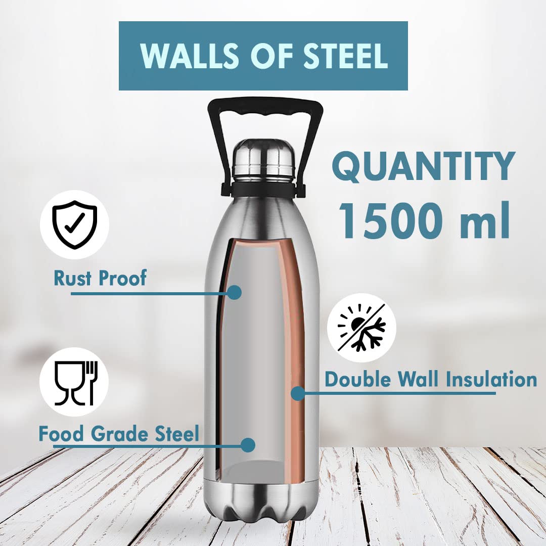 USHA SHRIRAM Insulated Stainless Steel Water Bottle