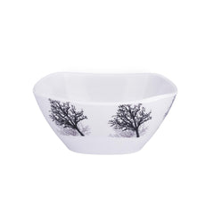 USHA SHRIRAM Dinner Set| 31 Piece |Fibre Dinner Set for Family |Melamine Set | Unbreakable | Heat Resistant| Durable| Shatter| Resistant| Light| Weight| BPA Free (Black Tree)