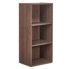USHA SHRIRAM Engineered Wood Book Cabinet For Storage|Sturdy&Durable Storage Book Shelf For Home Library|Ready To Assemble|Water, Moisture, Dust Resistant|Termite Free (Book Cabinet)