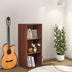 USHA SHRIRAM Book Cabinet for Storage | Sturdy & Durable Storage Book Shelf for Home Library | Ready to Assemble | Water, Moisture, Dust Resistant | Termite Free (Book Cabinet + Set Top Box Stand)