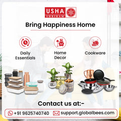 USHA SHRIRAM Stainless Steel Idli Cooker | 4 plate | Induction Friendly | 16 Big & Small Idlis | Idly Maker | Rectangular Borosilicate Container (1.05 L) | With Bamboo Lid | Steel Steamer For Cooking